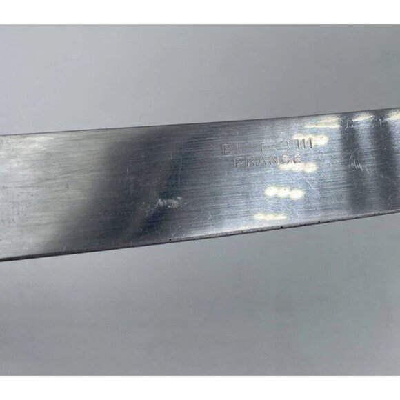 Bistro III Made France Flatware Silverware Orange Handle Stainless Set 2 Knives - Picture 3 of 11